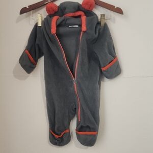 Columbia Gray and Orange Kids Bodysuit